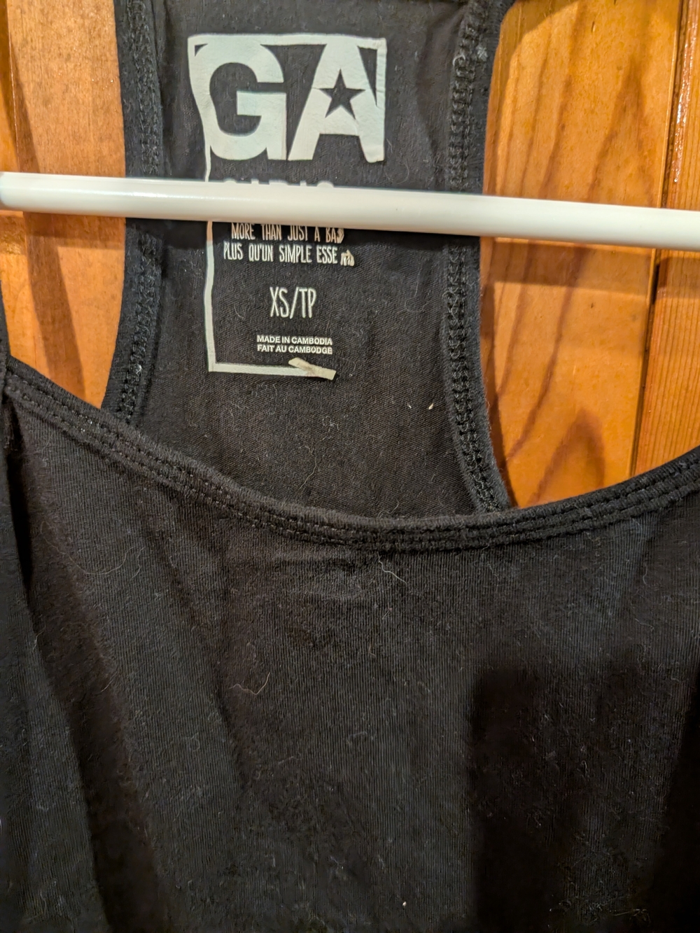 Black Slim Racerback Tank - Picture 3 of 3